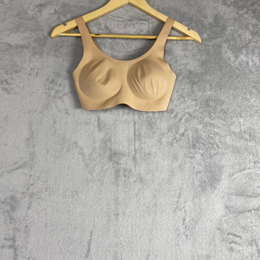 Knix WingWoman Wireless Bra Beige‎ Seamless Molded Cup Bralette Womens XS